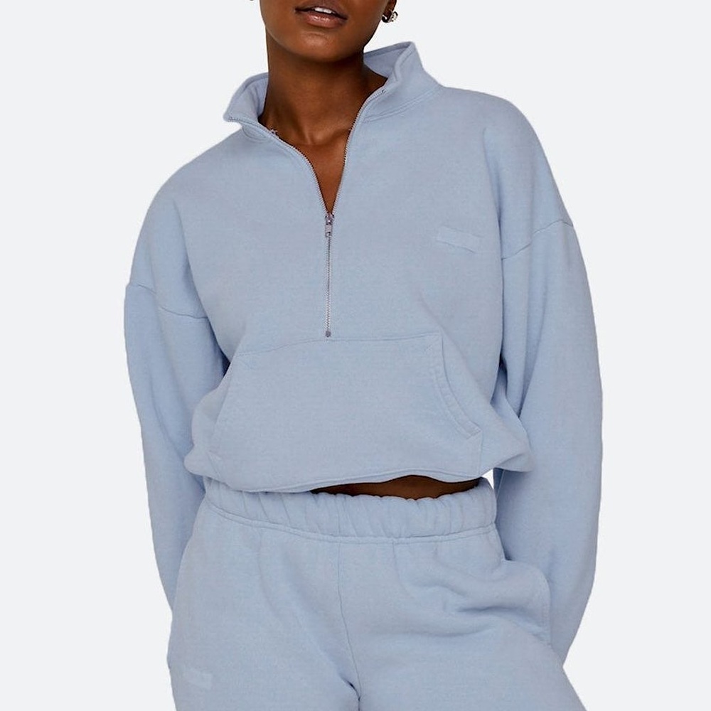 Set Active Half Zip—Blue Lagoon in Size M (never worn!)